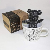 SYNC - [Black Clock] Stuffed Bear Mug (3.3 inch height) - £8.06 GBP