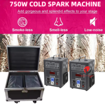 2PCS 750W Cold Spark Machine Wedding DJ Party Stage Effect Firework Mach... - $599.00