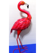 NEW Flamingo Metal Statue Figurine Sculpture Home Decor Florida Souvenir - $1,124.13 MXN