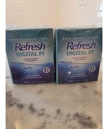 2 Pack Refresh Digital PF Eye Drops For Eye Dryness 30 Vials  Exp 9/26 - $36.54 CAD