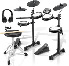 Donner Electronic Drum Kit, Quiet Mesh Drum Set With Heavy, 80, New Upgr... - £236.19 GBP