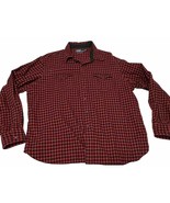 Polo Ralph Lauren Classic Western red black flannel Buffalo Size XXL 90s... - $43.54