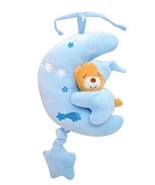 Bear On Moon Musical Pull String Crib Toy - New - $15.45 CAD