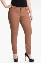 NWT $188 MYNT 1792 Womens Plus Jeans Pants Office 16W Skinny 16 W Rust New Brown - $148.50