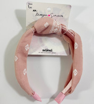 Scunci Morgan Simianer Xo Headbands and Scarves (Printed Knotted Headband) Pink - £6.26 GBP