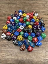 Lot of 80+ Dungeons &amp; Dragons Fantasy Game Dice KG JD - $29.70
