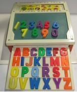 Vintage Fisher Price School Days Portable Play Desk number and cards - £28.35 GBP