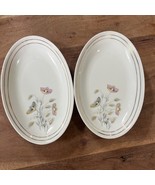 TWO Vintage Limoges Porcelain Pates Et Emaux Floral 9”x 5.8” x 1.3 - €30,07 EUR