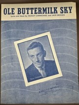 Ole Buttermilk Sky - 1946 sheet music - Hoagy Carmichael &amp; Jack Brooks-VTG - $7.56