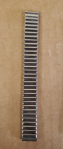 TOBY Stainless stretch Band 1970s Vintage Watch Band W118 - £43.87 GBP