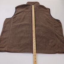 Stillwater Supply Co. Fleece Vest Jacket Men's Brown Mock Neck Full Zip Size XL image 6