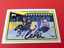 1990 Topps # 326 Mario Lemieux Authenticated Hand Signed Near Mint !! - £119.89 GBP