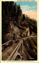 Columbia River Highway,OR Winding Around the West End Shepperd&#39;s Dell OR BK46 - £2.33 GBP