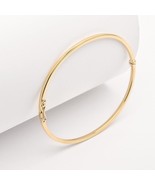 Dainty Bangle Bracelet-Custom Gold Bangle-14K Gold Bangle-Hinged Bracelet - €515,98 EUR+