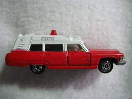 Tomica 1976 Tomy. Cadillac. Japan. Loose. NO.f2. Ambulance.1/77 scale.Re... - $19.00