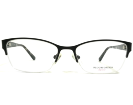 Bloom Optics Petite Brille Rahmen CARLA Blk Schwarz Braune Schildplatt 50-16-135 - $49.49