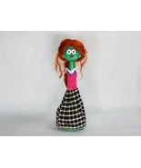 10” Veggie Tales Petunia Rhubarb Doll Dress Up Plastic Figure - £15.93 GBP