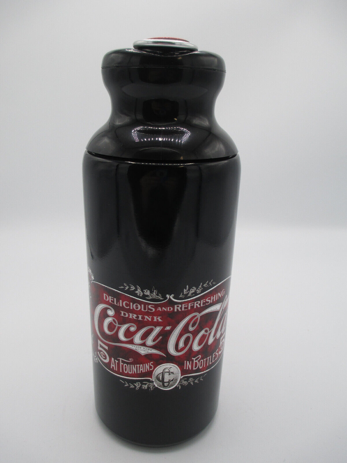 Coca-Cola Elite Brand Thermal 3H Tumbler Bottle Black Double Wall Insulation - £14.64 GBP