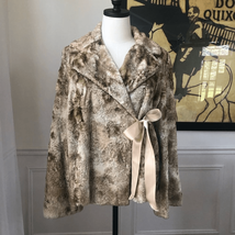 Tara Jarmon Manteau Money Faux Fur Honey 40 8 - $35.28