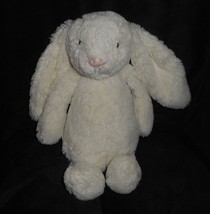 11&quot; Jellycat White Baby Bashful Bunny Rabbit Stuffed Animal Plush Toy Lovey - £21.25 GBP