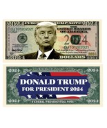 Donald Trump President 2024 100 Pack Re Election Collectible Dollar Bill... - £19.42 GBP
