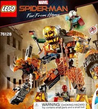 2017 LEGO Marvel Spider-Man Far From Home Manual 76128 Booklet B79 - $18.49