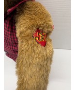 Vintage Vermont Teddy Bear Red Check Shirt Tan Jointed 16” Plush Bear Su... - $276.26 MXN