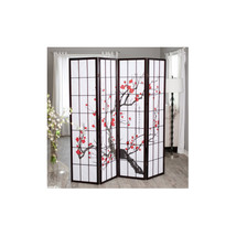 4-Panel Room Divider - Plum Blossom - $169.44