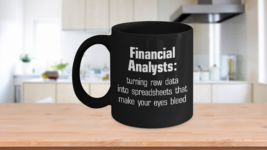 Chartered Financial Analyst Mug Funny Gift Data Geek Professional Spreadsheet - £17.38 GBP+