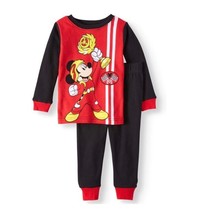 AME Toddler Boys 2-Piece Long-Sleeve Flannel Sleepwear Set, Mickey Mouse... - $14.95