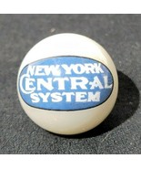 Vintage New York Central Railroad Marble White 1&quot; Glass Marble - $244.61 MXN