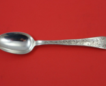 Lap Over Edge Acid Etched By Tiffany Sterling Place Soup Spoon w/ flower... - $404.91