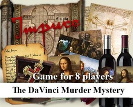 DaVinci Murder Mystery dinner PARTY game. Instant Download. | Printable ... - $375.27 MXN
