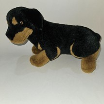 2 Prima Classic Collection E&amp;J Black Brown Puppy Dog Plush Rottweiler Re... - £39.38 GBP