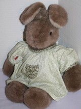GUND Bunny Tales 15&quot; Easter Dress Rabbit Soft Toy Plush Stuffed Tails VTG 1985 - £21.65 GBP