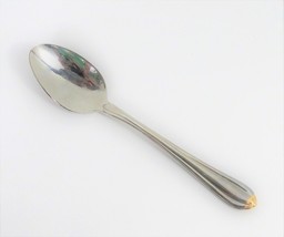 Gorham Silver Gold Tip Golden Melon Bud  Small Teaspoon Spoon, Made in Korea - £14.24 GBP
