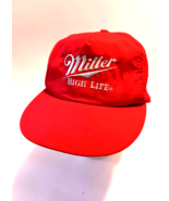 Miller High Life Hat Cap Red White Lettering Snapback Kansas City MO. USA - $254.61 MXN