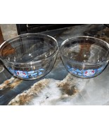 PILLSBURY DOUGHBOY GLASS UTILITY BOWLS - Set of 2 NEW - $853.29 MXN
