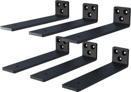 6 Inch Floating Shelf Brackets, Heavy Duty Hidden Bracket for Wall, Mantel, Book - $38.31