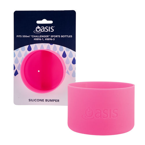 Silicone Bumper Challenger Sports Bottle 550mL - Neon Pink - $31.79