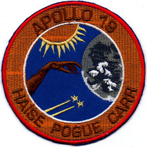 Apollo 19 USA Cancelled Space Flights Badge Iron On Embroidered Patch - £15.74 GBP+