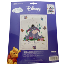 Disney Eeyore & Butterflies Birth Announcement Counted Cross Stitch Kit #1133-92 - $49.99