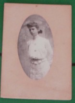 Nice Vintage Black and White Photograph Cabinet Card, 1904, VG COND - £3.90 GBP