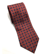 Christian Dior Monsieur Men&#39;s Red/Yellow Business Tie Pattern Imported F... - $38.00