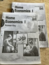 Christian Light Education Home Economics High School Answer Key 1-5 and ... - $12.19