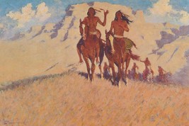 A Sign of Friendship by Frederic Remington Western Giclee Art Print + Ships Free - £31.17 GBP+