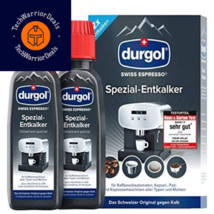 Durgol Swiss Espresso, Descaler and Decalcifier 4.2 Fl Oz (Pack of 2), clear  - £19.55 GBP