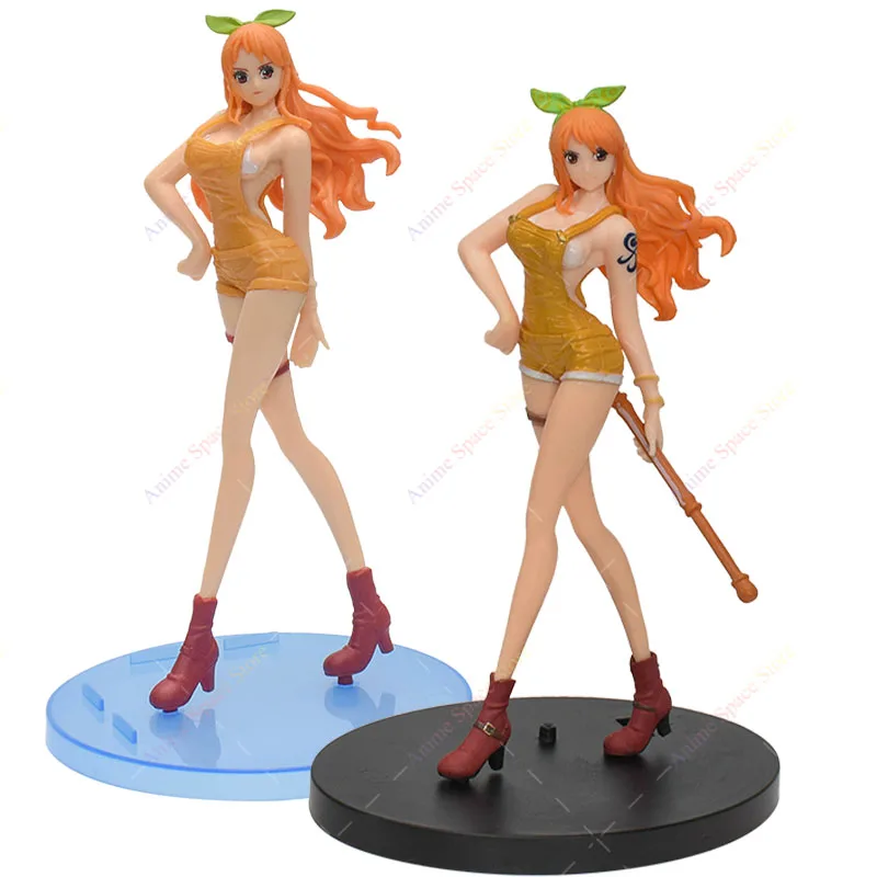 17cm One Piece Figure Nami Overalls Standing Posture Collectible Model Toys PVC - £9.68 GBP