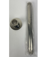 RUBINET FAUCET Co. 8&quot;  Rain Head Shower Arm w Flange Ceiling Mount Chrom... - $81.22 CAD