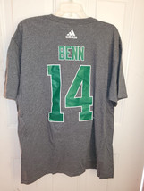 Adidas NHL T-Shirt Dallas Stars Jamie Benn Gray Men&#39;s M - $9.89